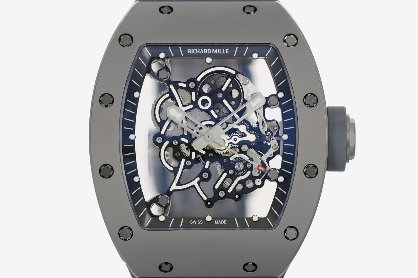 ZF Factory - RICHARD MILLE  RM055  NTPT V3 Carbon Fiber Case Grey