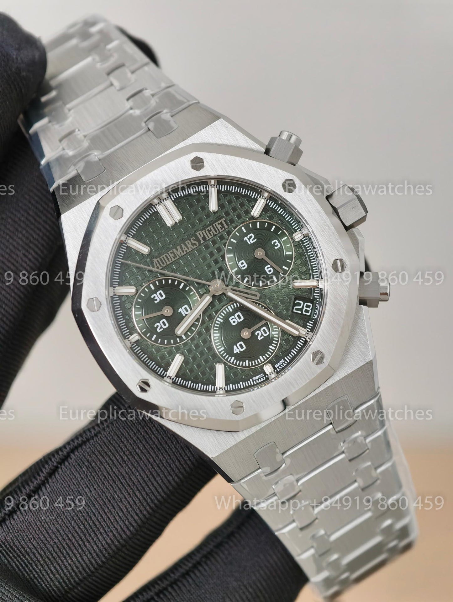 ZF Factory Audemars Piguet Royal Oak Chronograph 26240ST Grünes Zifferblatt