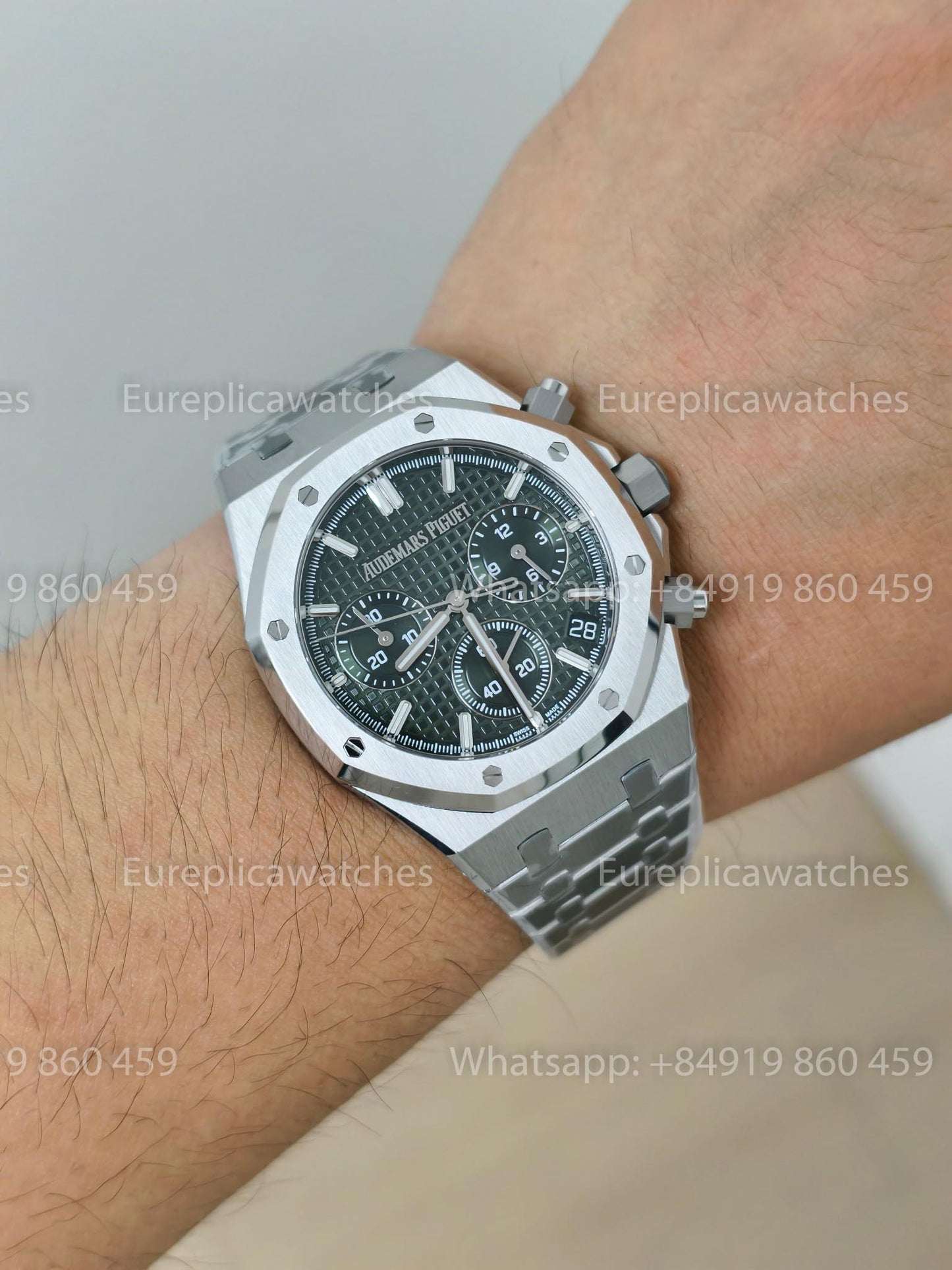 ZF Factory Audemars Piguet Royal Oak Chronograph 26240ST Grünes Zifferblatt