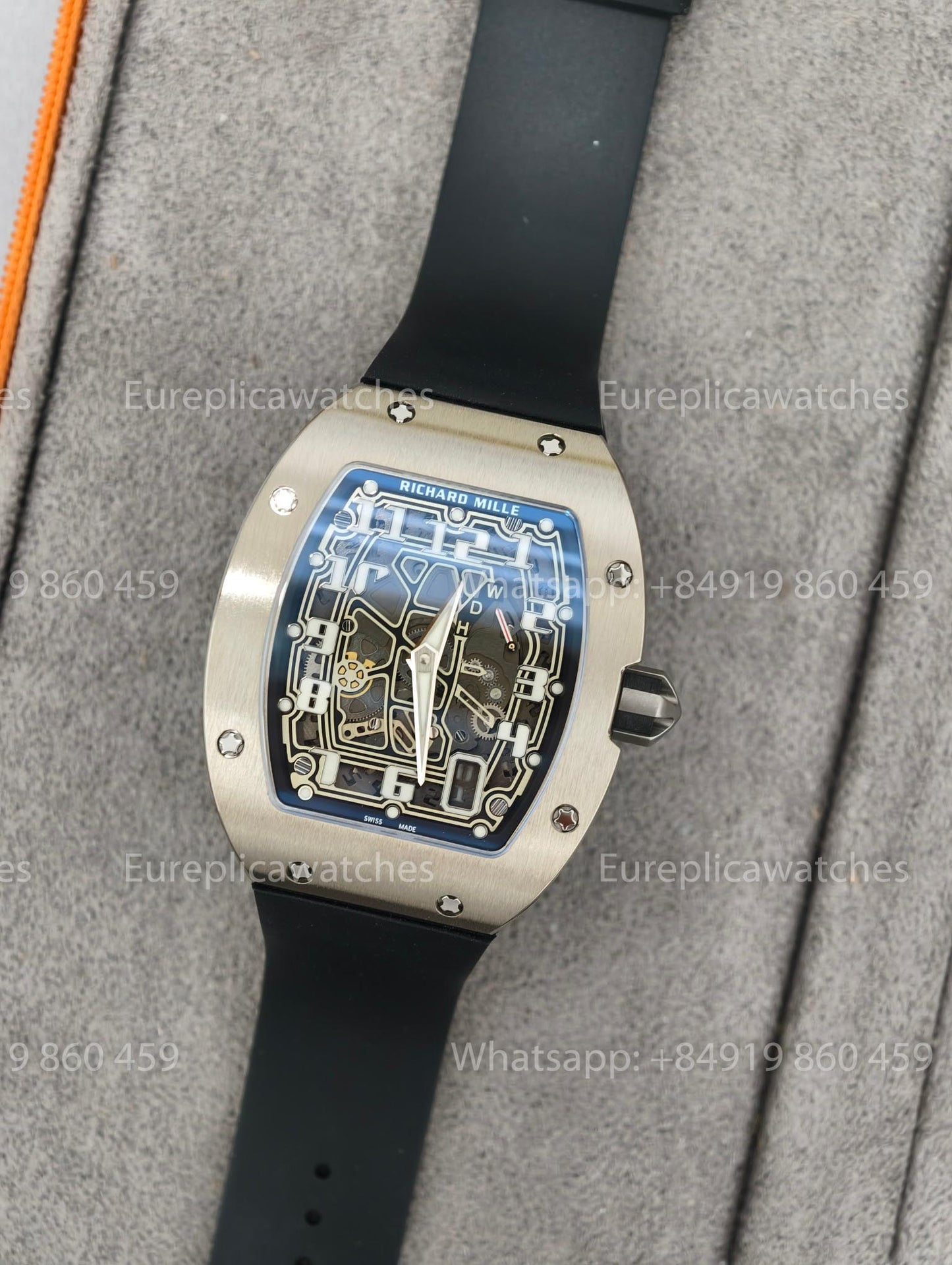 Best Factory - Richard Mille RM67-01 Titanium Includes 1 fabric watch strap.