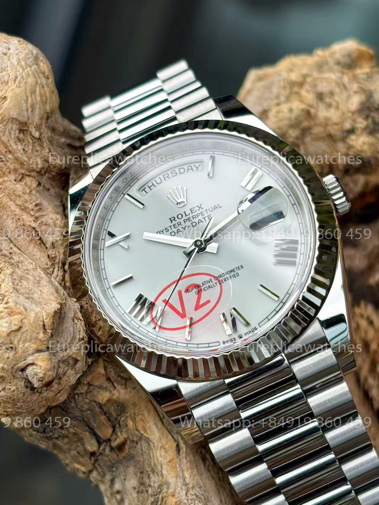 VSF Factory - Rolex Day Date 40 M228239  Roman Dial VS Factory V2