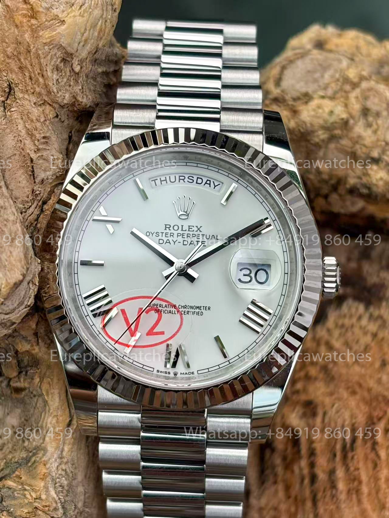 VSF Factory - Rolex Day Date 40 M228239  Roman Dial VS Factory V2