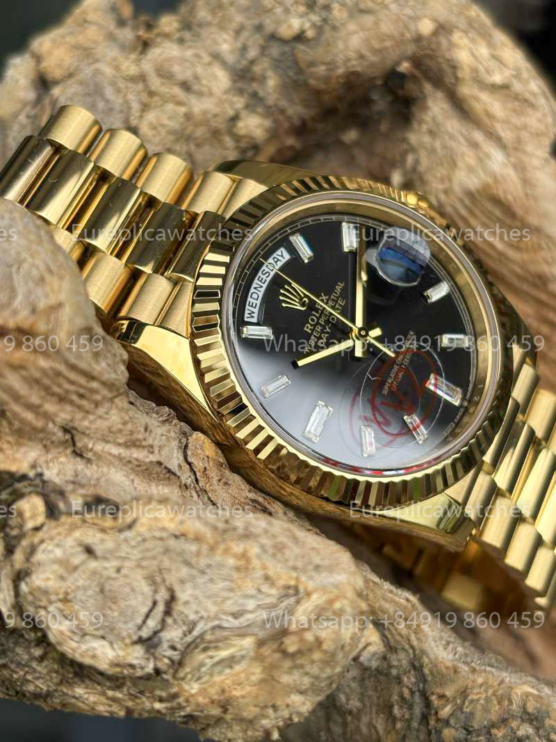 VSF Factory - Rolex Day Date 40 M228238  Black Dial Yellow Gold VS Factory V2