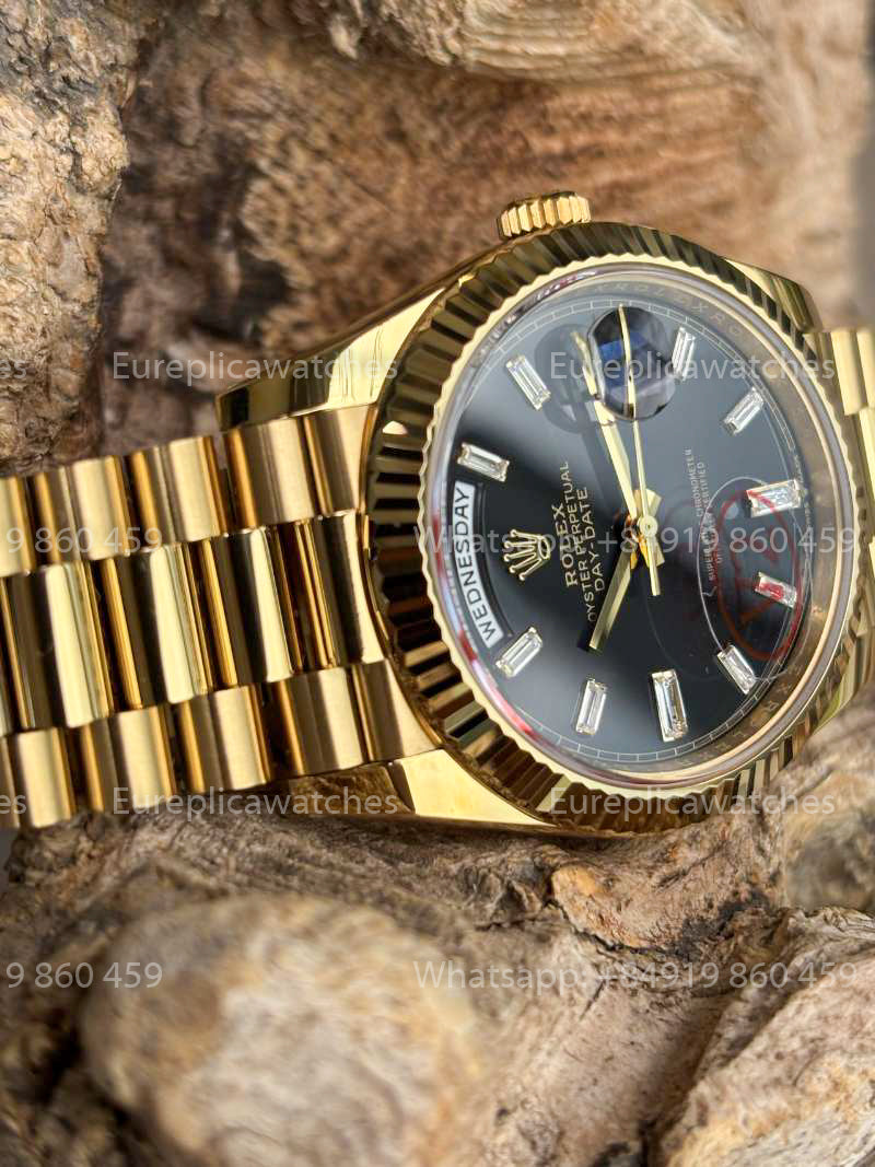 VSF Factory - Rolex Day Date 40 M228238  Black Dial Yellow Gold VS Factory V2
