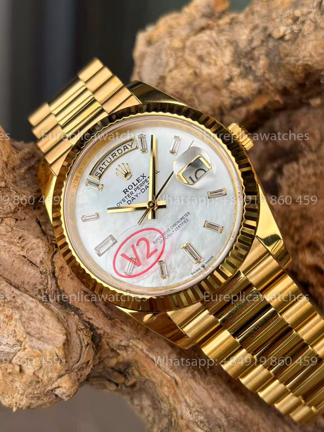 VSF Factory - Rolex Day Date 40 M228238-0071 228238-0071  Mother of Pearl Dial VS Factory V2