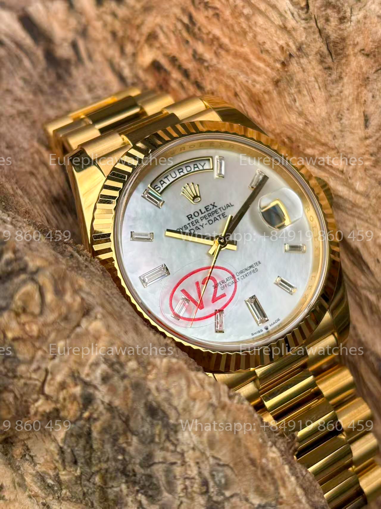 VSF Factory - Rolex Day Date 40 M228238-0071 228238-0071  Mother of Pearl Dial VS Factory V2
