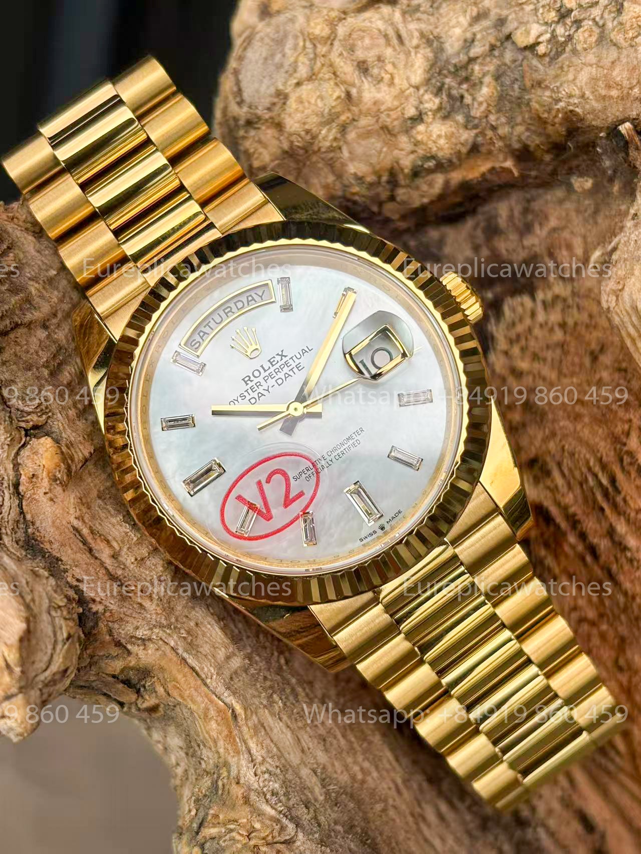 VSF Factory - Rolex Day Date 40 M228238-0071 228238-0071  Mother of Pearl Dial VS Factory V2