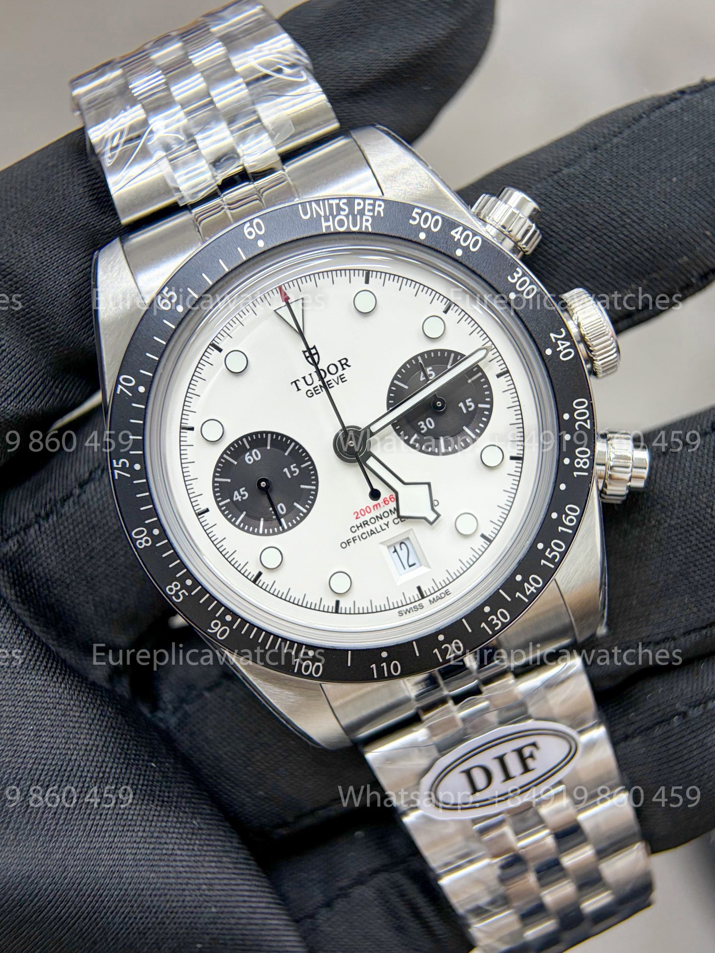 DiF Factory Tudor Black Bay Chrono M79360 41mm – Dandong 7750 White dial