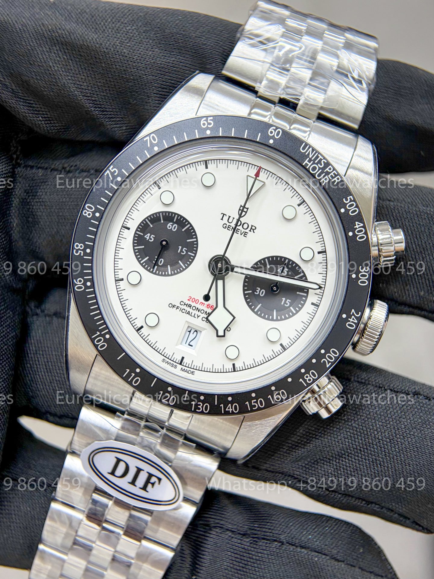 DiF Factory Tudor Black Bay Chrono M79360 41mm – Dandong 7750 White dial