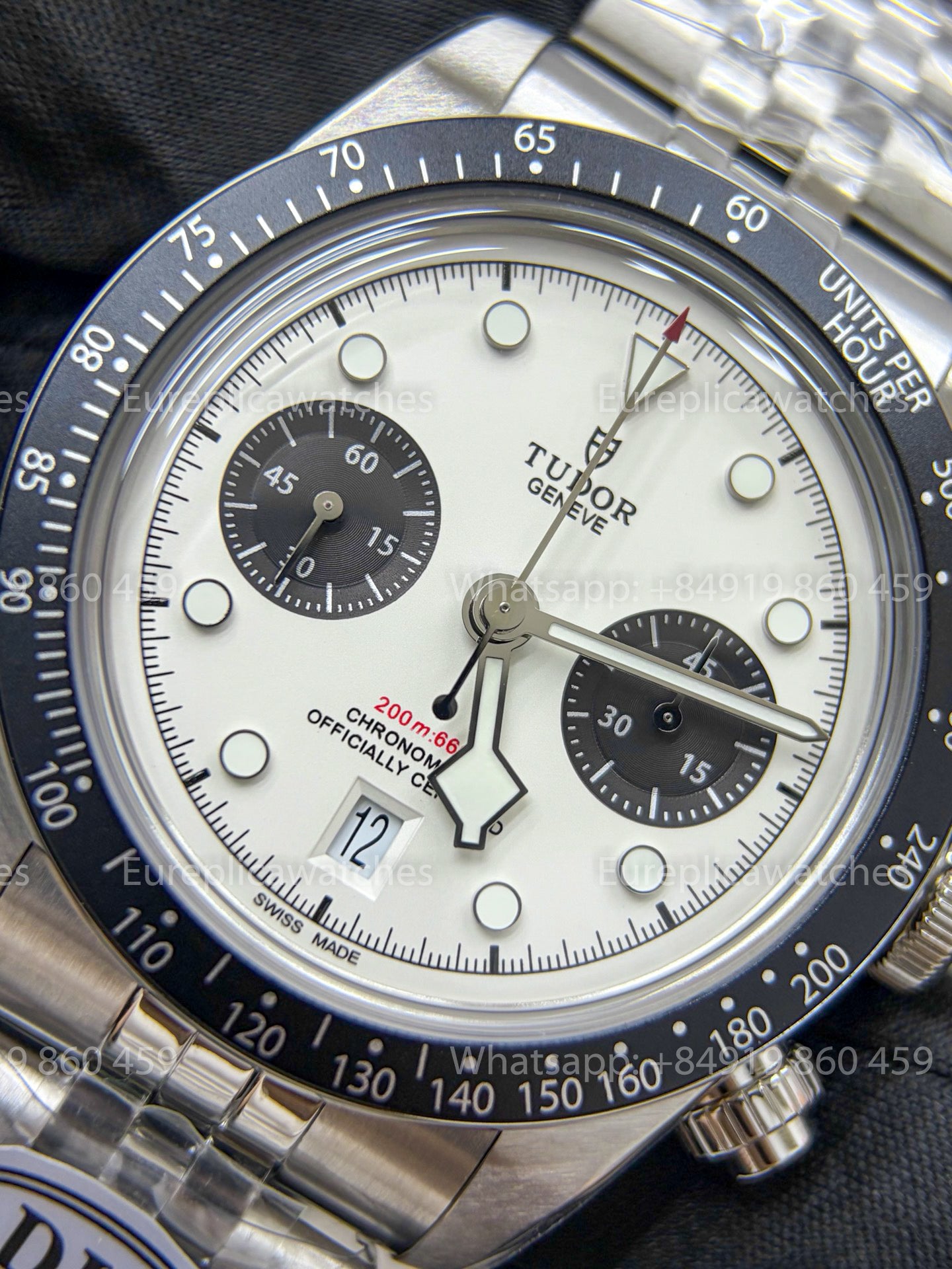 DiF Factory Tudor Black Bay Chrono M79360 41mm – Dandong 7750 White dial