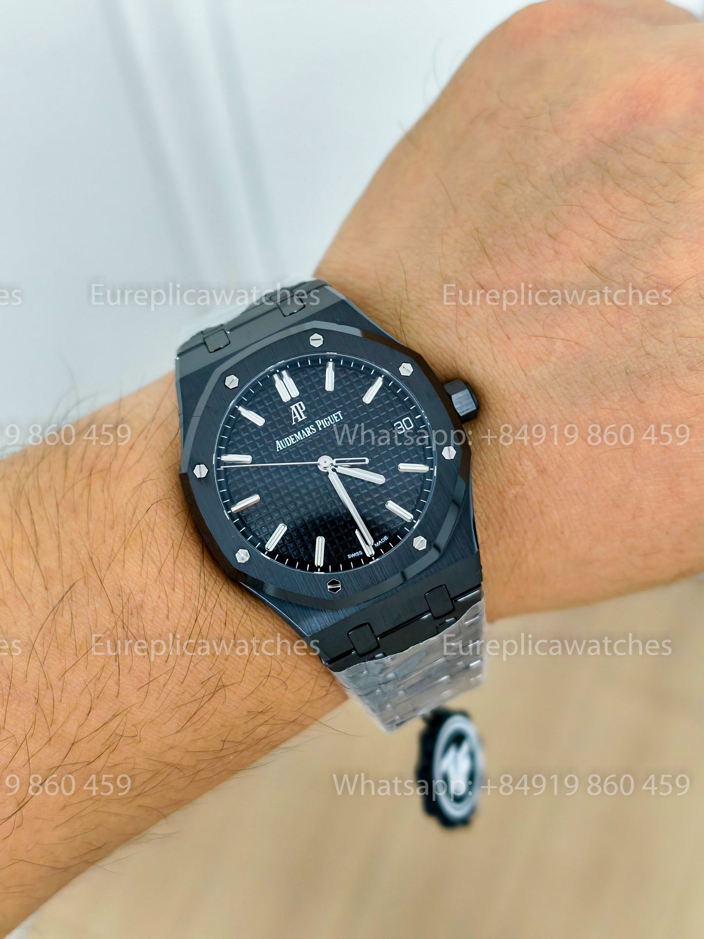 ZF - Audemars Piguet Royal Oak 15500ST Full Ceramic Black Cal. 4302 Free-Sprung Movement