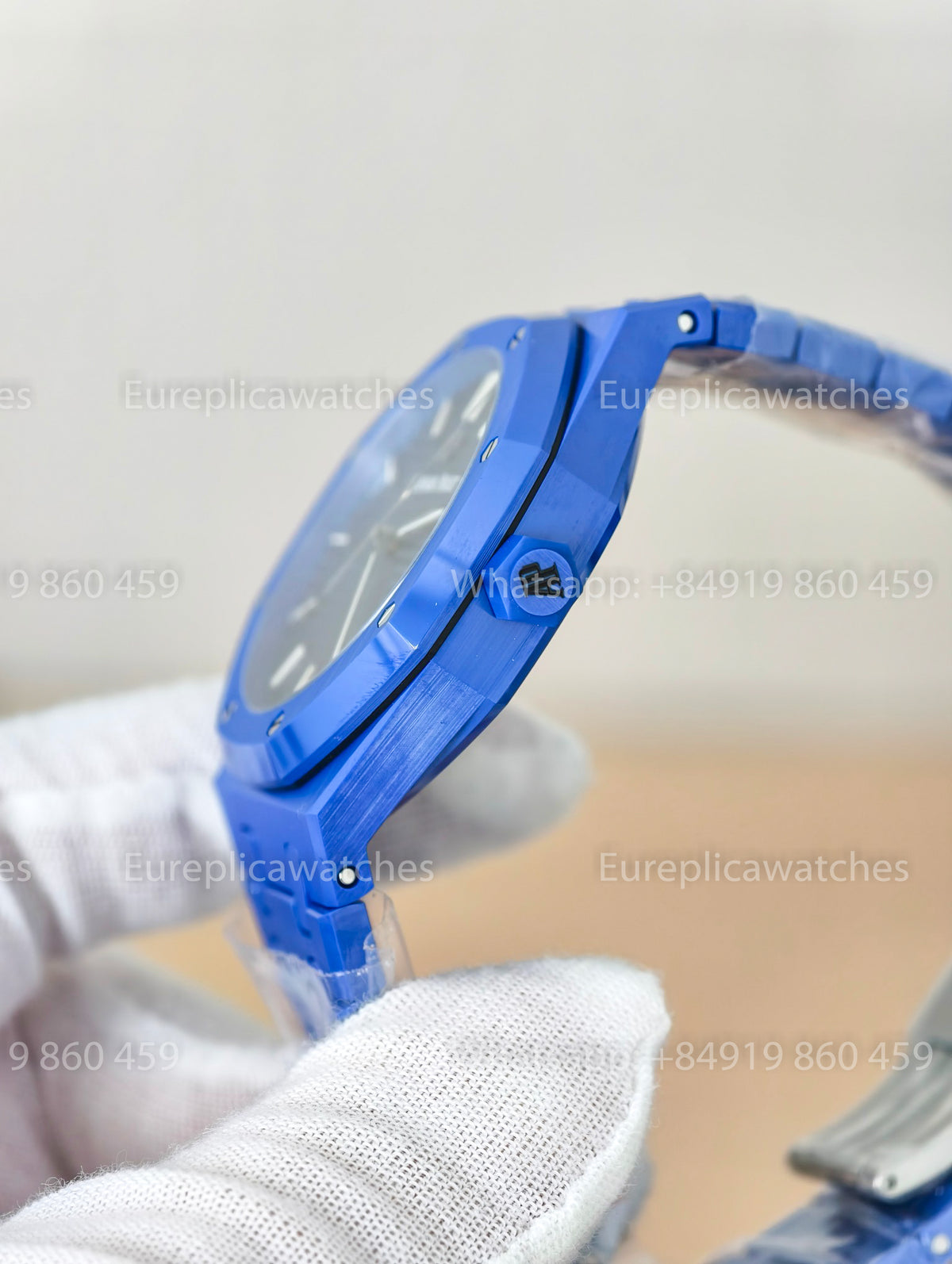 ZF - Audemars Piguet Royal Oak 15500ST Full Ceramic Blue Cal. 4302 Free-Sprung Movement