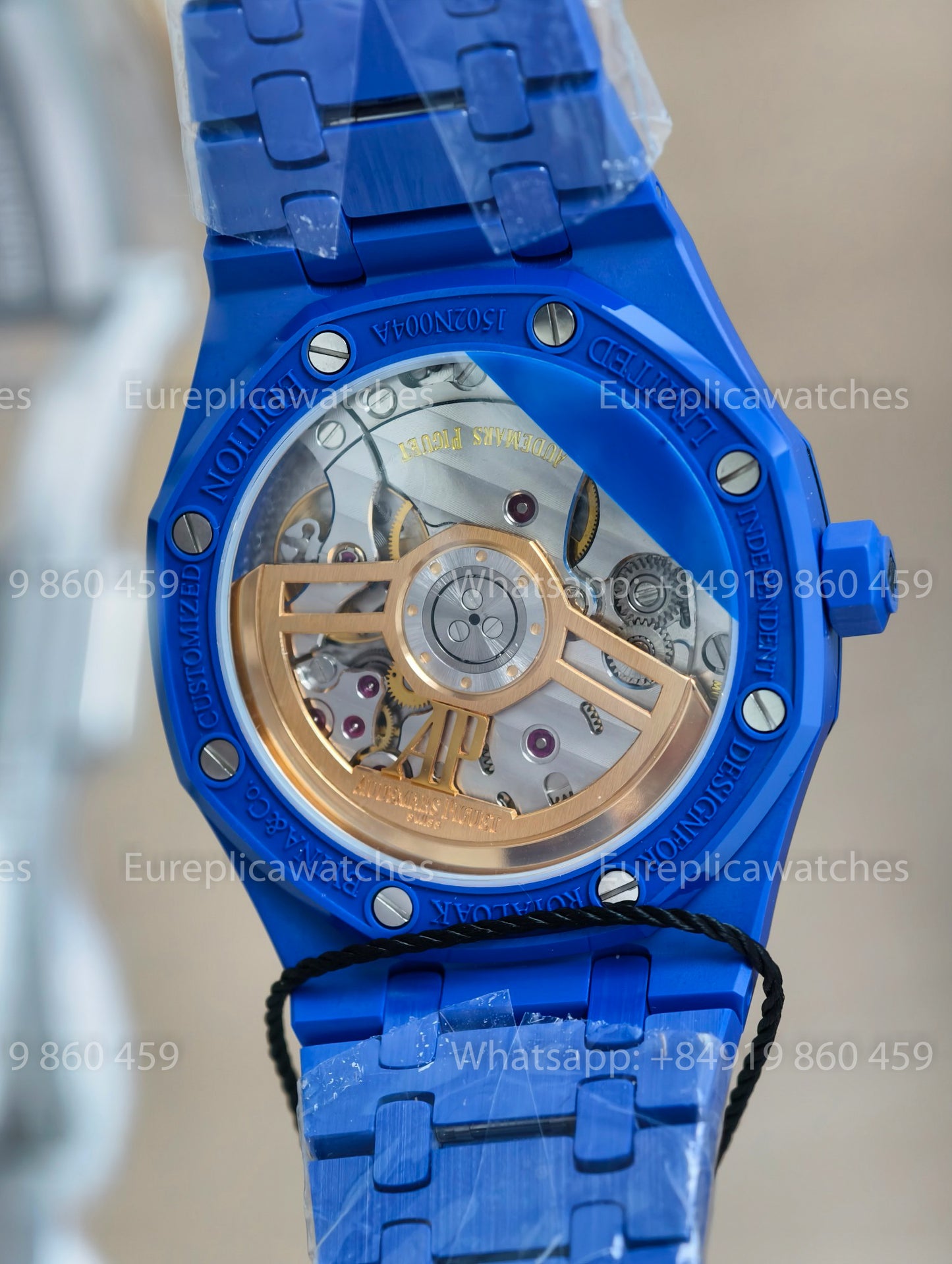 ZF - Audemars Piguet Royal Oak 15500ST Full Ceramic Blue Cal. 4302 Free-Sprung Movement