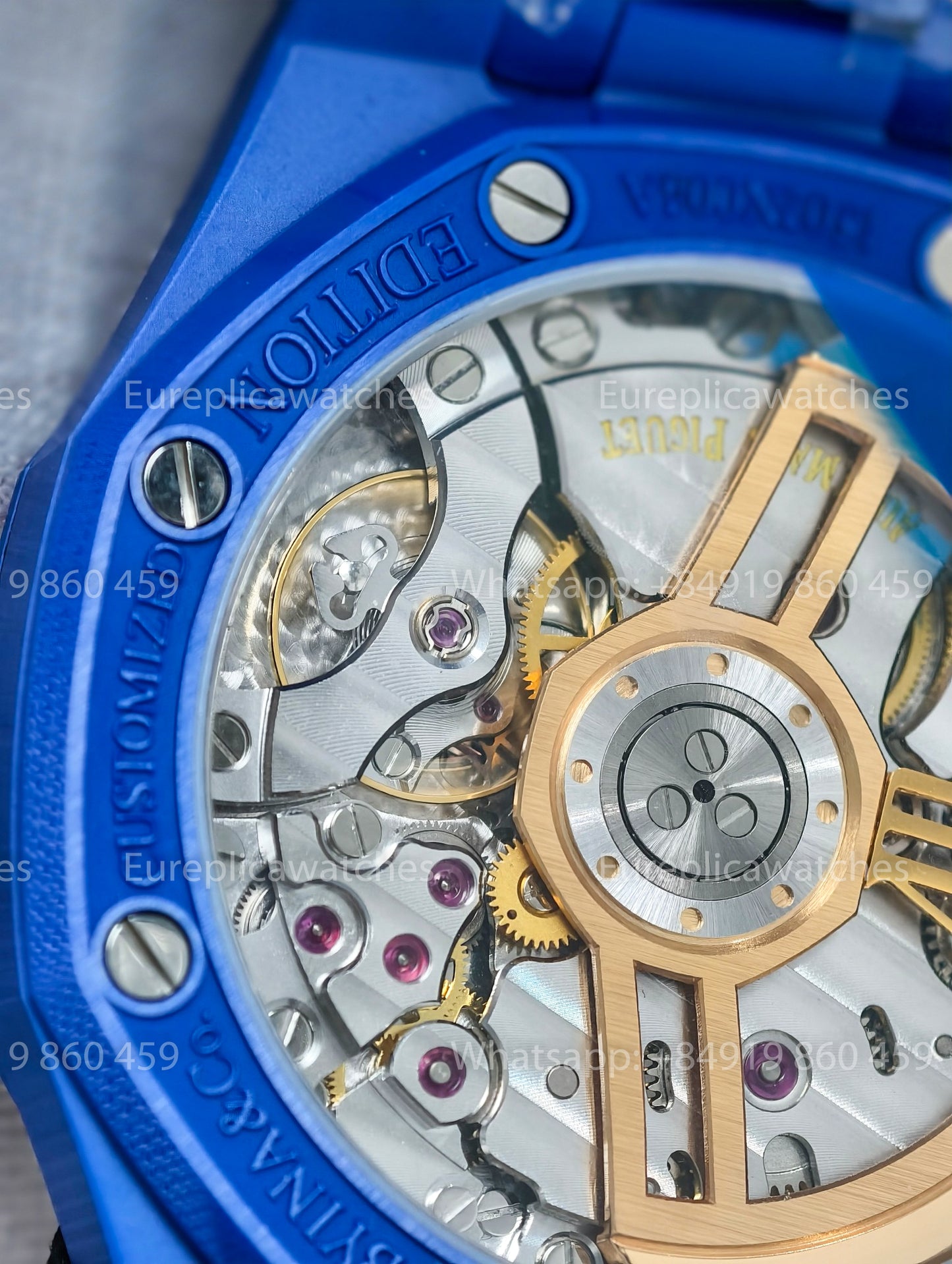 ZF - Audemars Piguet Royal Oak 15500ST Full Ceramic Blue Cal. 4302 Free-Sprung Movement
