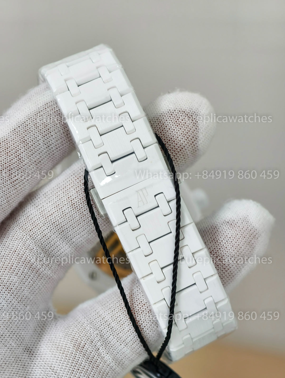 ZF - Audemars Piguet Royal Oak 15500ST Full Ceramic White Cal. 4302 Free-Sprung Movement