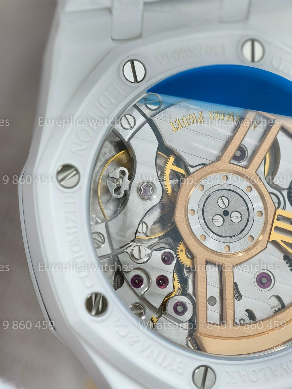 ZF - Audemars Piguet Royal Oak 15500ST Full Ceramic White Cal. 4302 Free-Sprung Movement