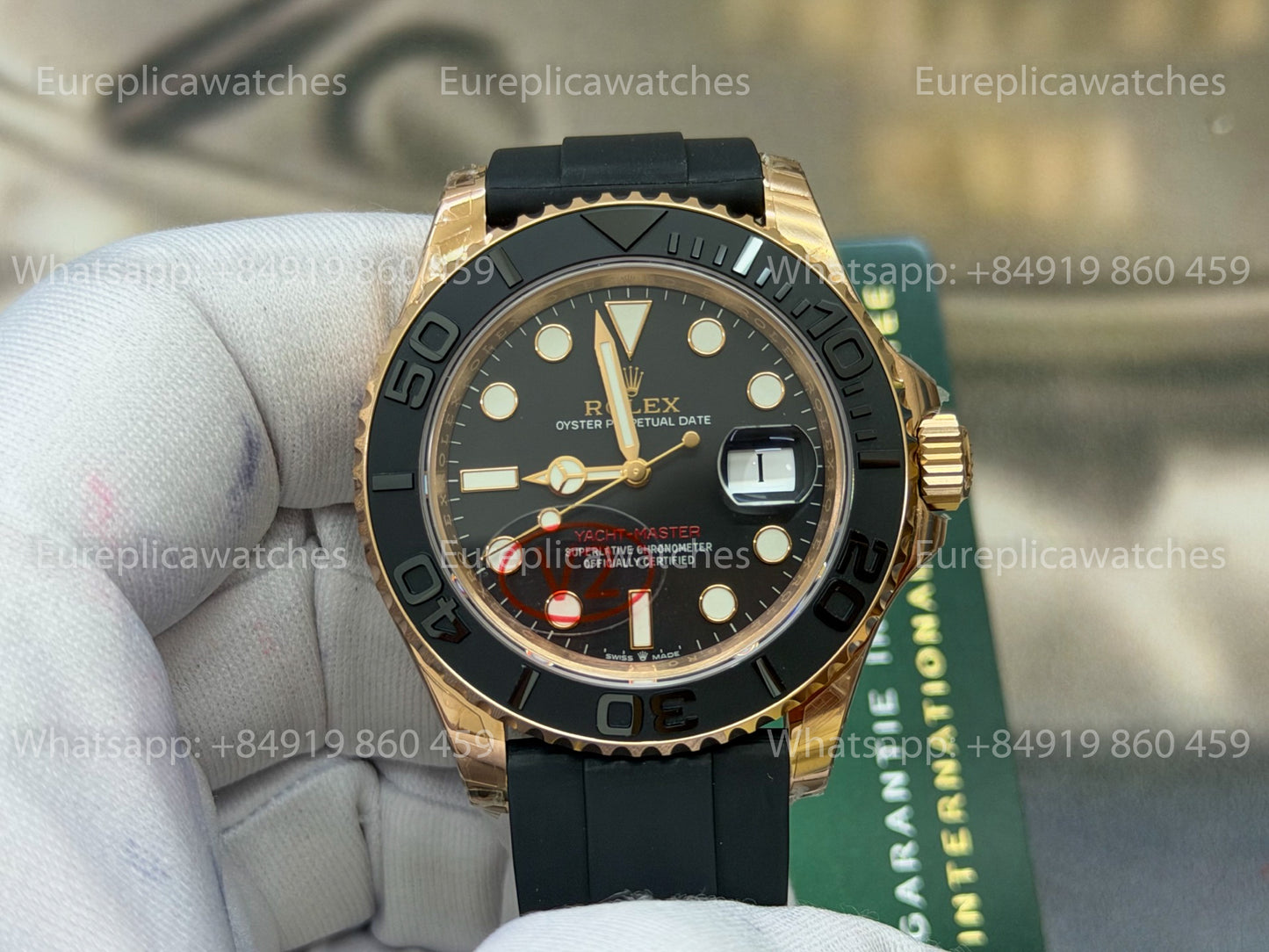 VSF Rolex Yacht Master M226658-0001 Rose gold Weighted Edition - VS factory