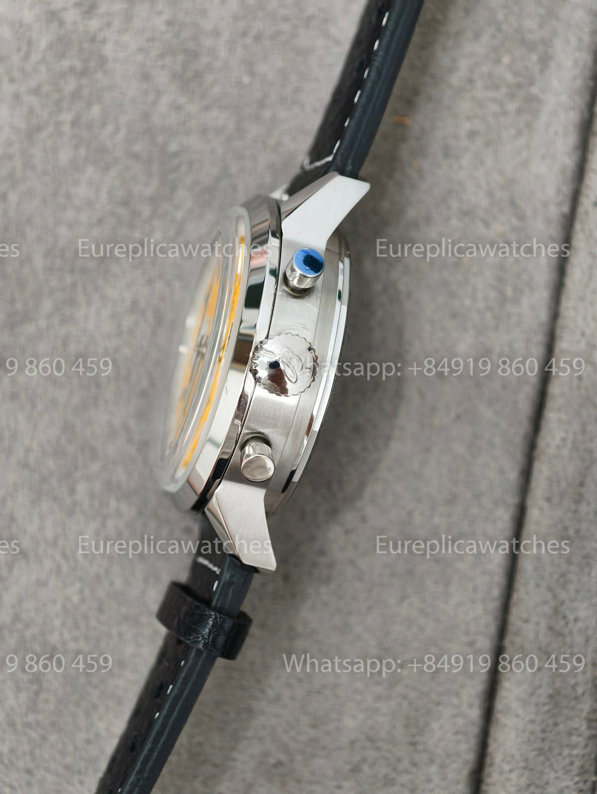BLS Factory Breitling B01 Chronograph 41 Eddy Merckx AB01762C1I1X1 Leather Strap
