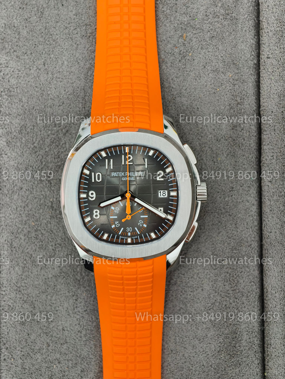 DDF Factory Patek Philippe Aquanaut Chronograph 5968 Orange Strap