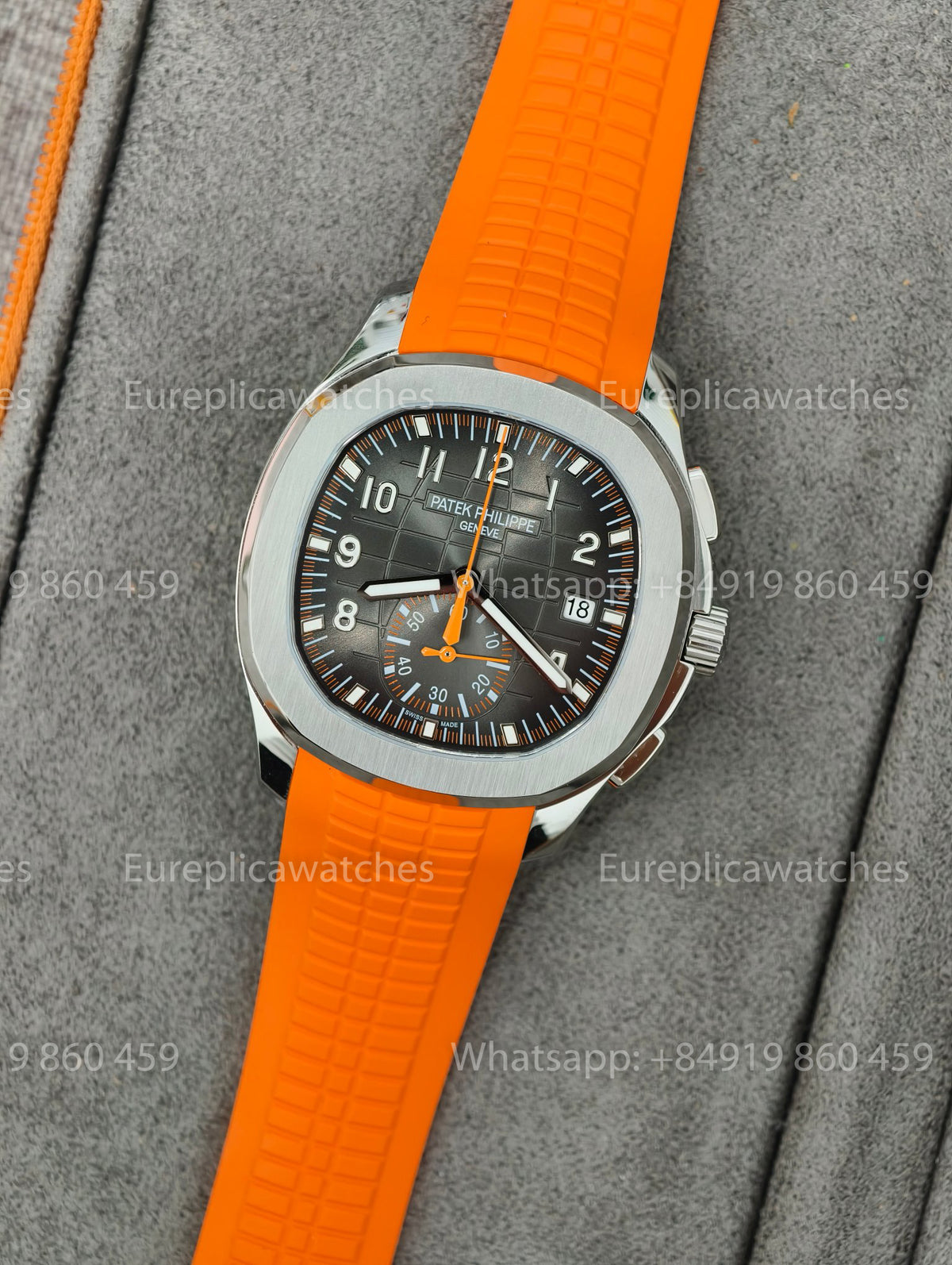 DDF Factory Patek Philippe Aquanaut Chronograph 5968 Orange Strap