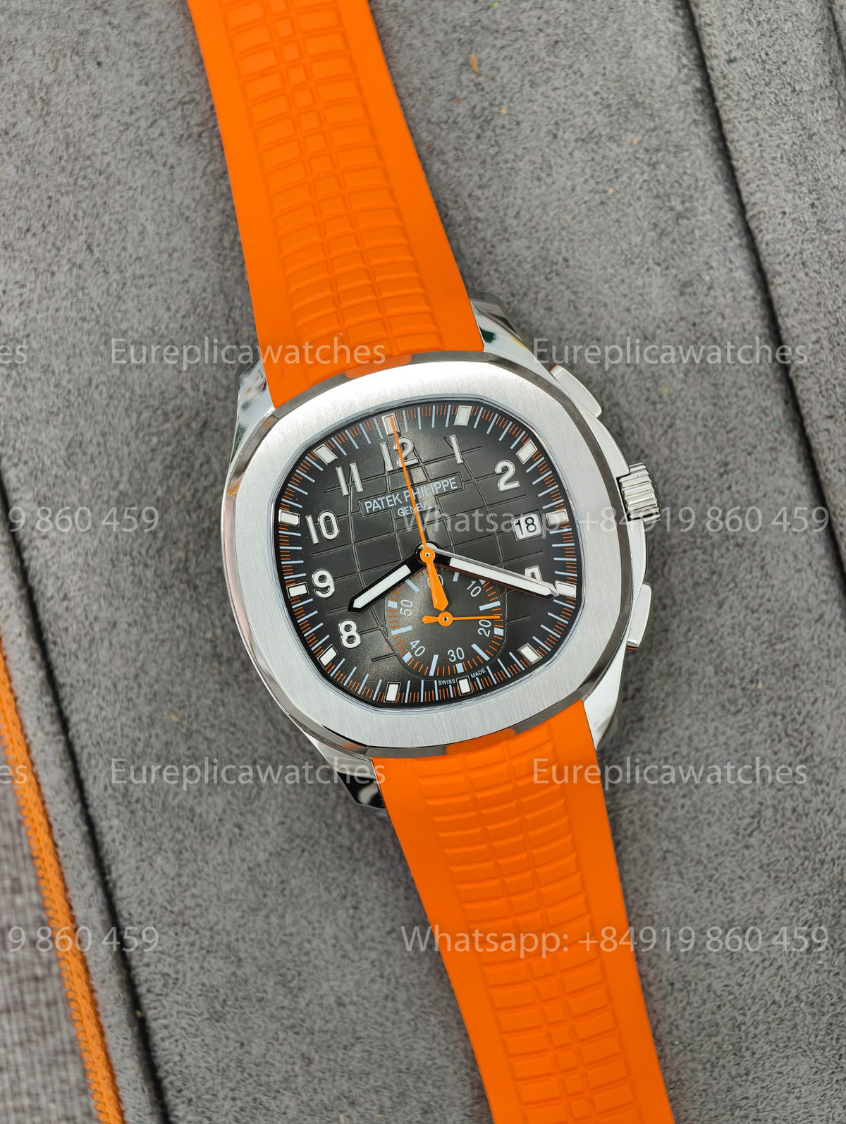 DDF Factory Patek Philippe Aquanaut Chronograph 5968 Orange Strap