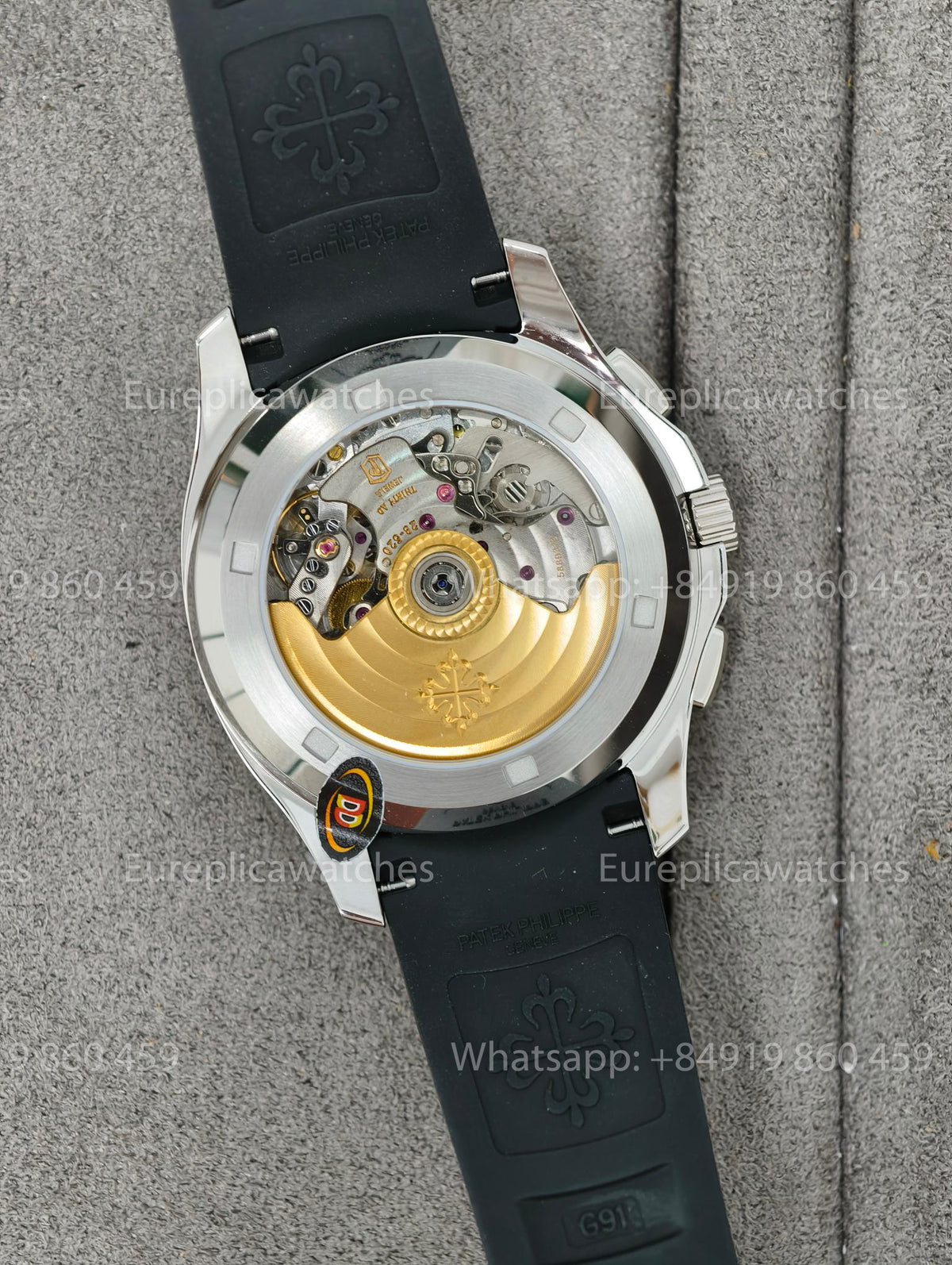 DDF Factory Patek Philippe Aquanaut Chronograph 5968 Black Strap