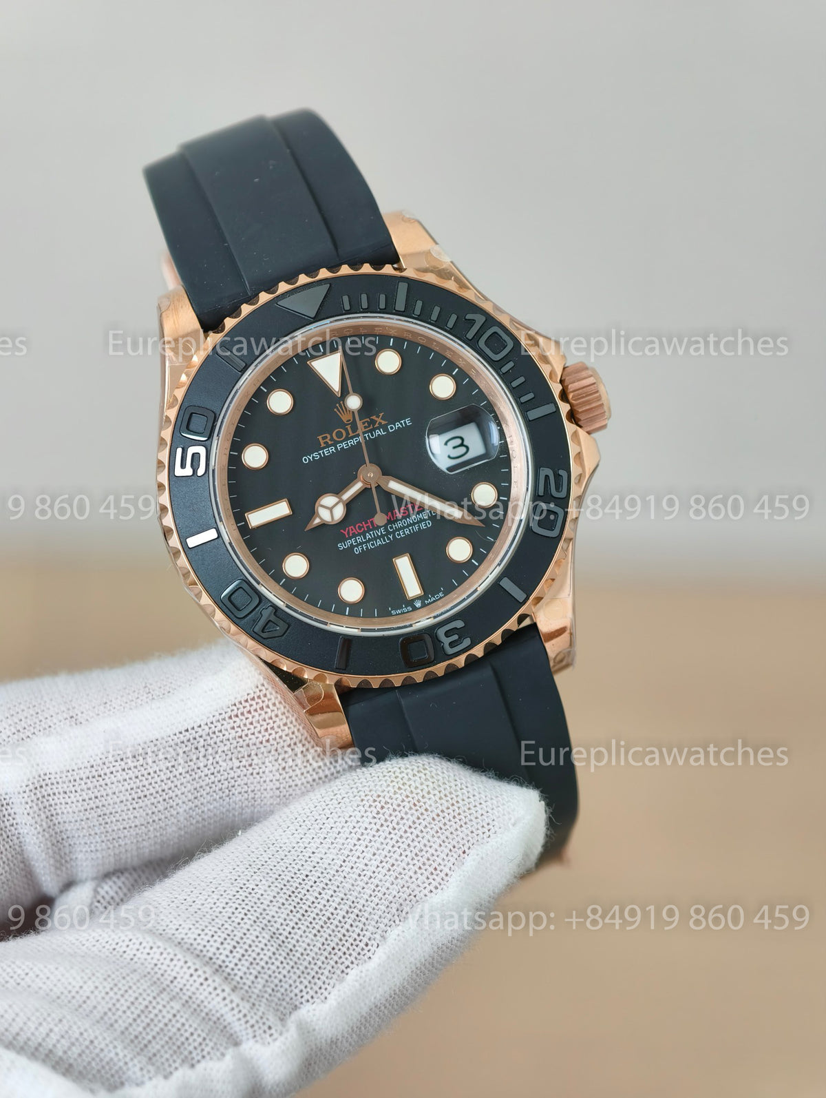 QF Factory Rolex Yacht-Master 40 Everose Gold Weighted Edition – JH3235 Free-Sprung