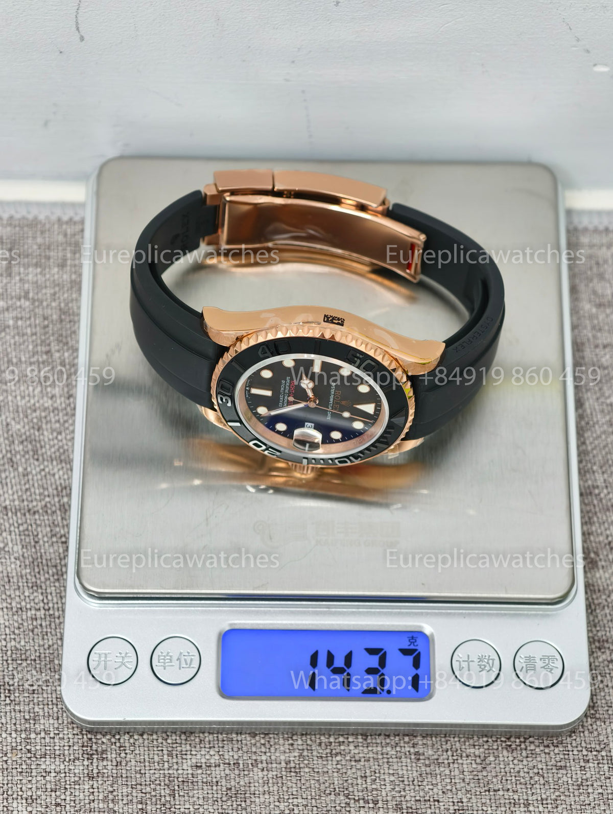 QF Factory Rolex Yacht-Master 40 Everose Gold Weighted Edition – JH3235 Free-Sprung