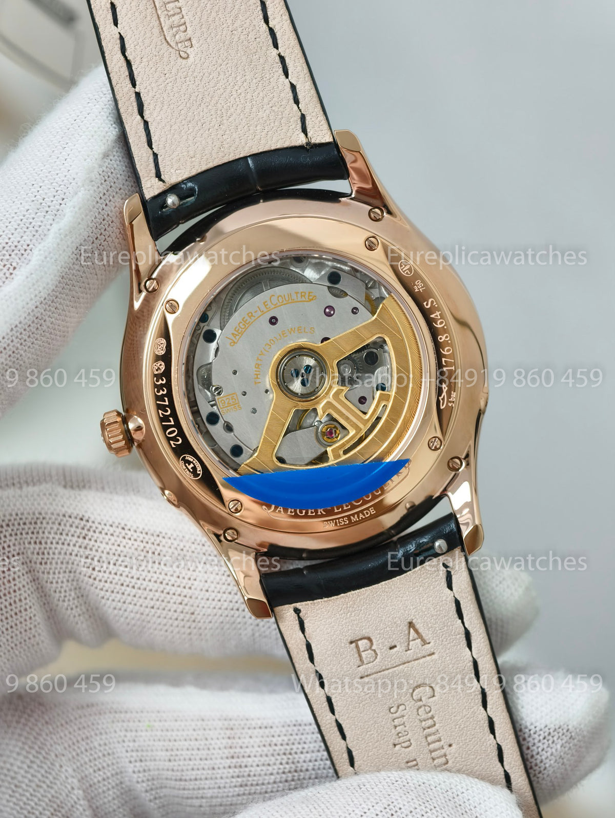 RZ Factory Jaeger LeCoultre Master Ultra Thin Moon 39 Q1362501 True 3D Moonphase Cal. 925 Free-Sprung