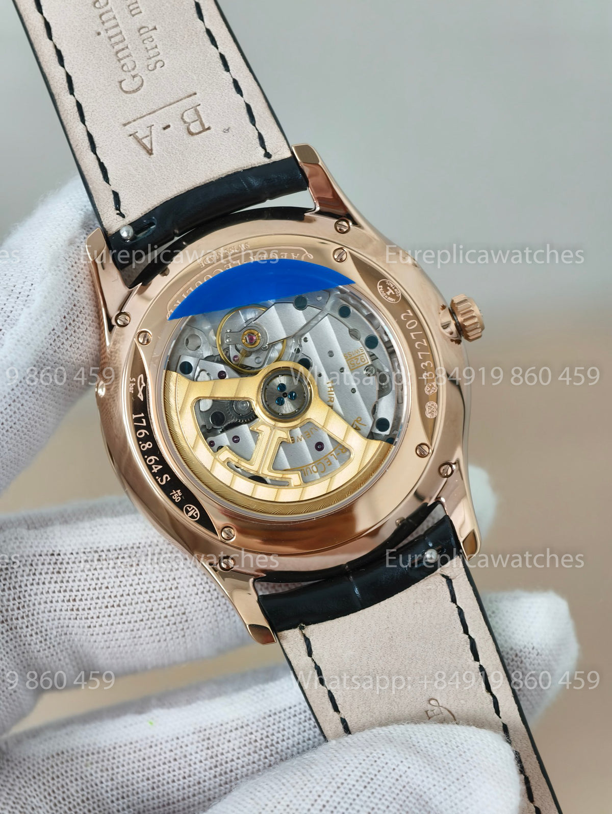RZ Factory Jaeger LeCoultre Master Ultra Thin Moon 39 Q1362501 True 3D Moonphase Cal. 925 Free-Sprung