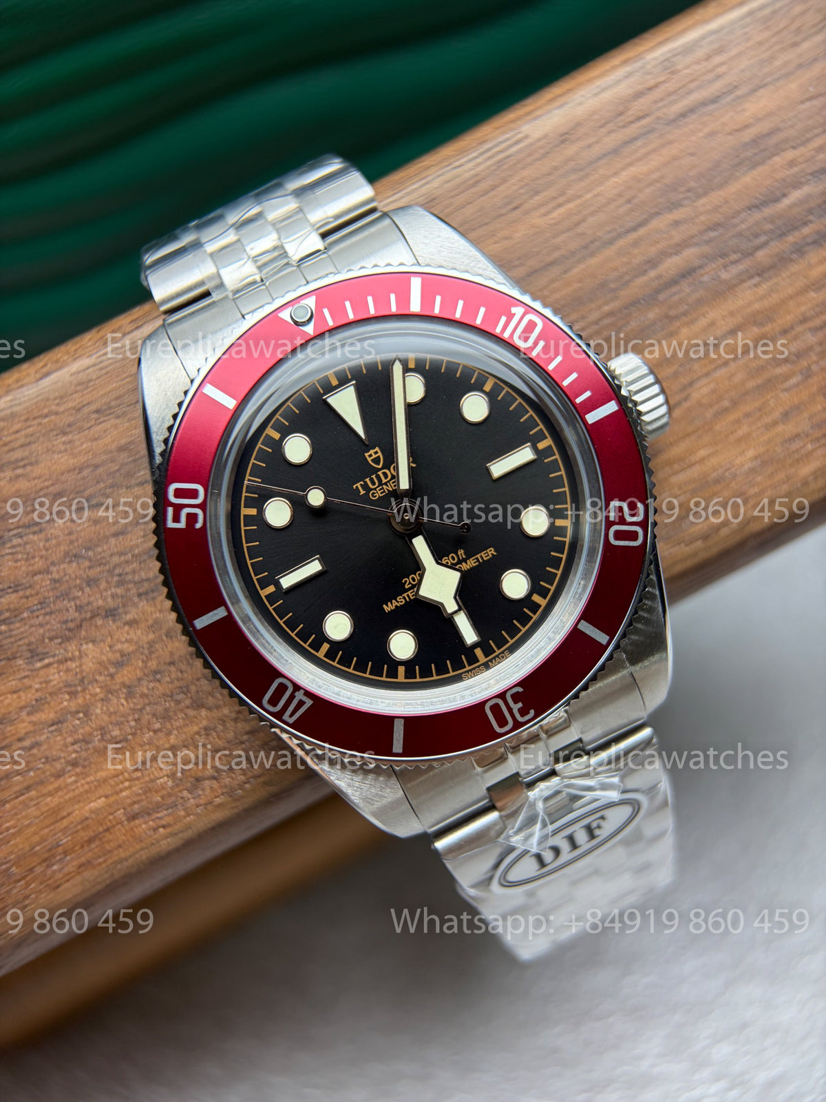 DiF Factory Tudor Black Bay 41 “Burgundy” Third Generation – Red Bezel