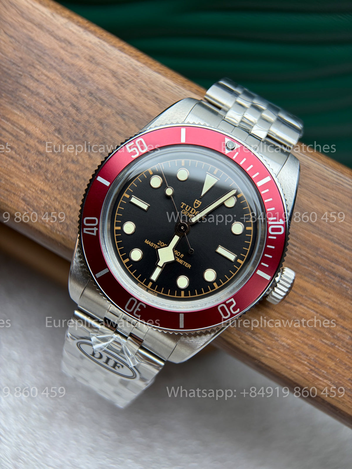 DiF Factory Tudor Black Bay 41 “Burgundy” Third Generation – Red Bezel