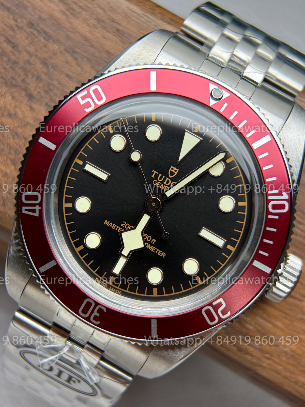 DiF Factory Tudor Black Bay 41 “Burgundy” Third Generation – Red Bezel