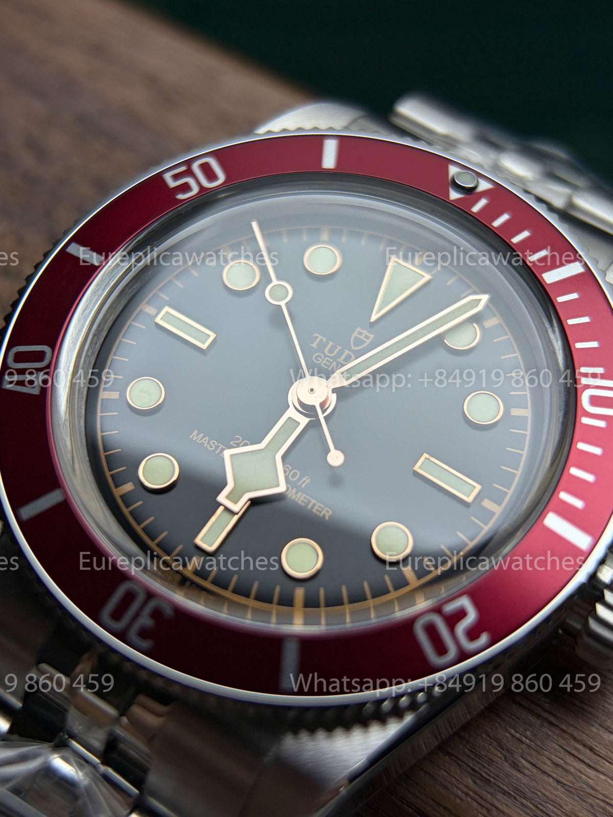 DiF Factory Tudor Black Bay 41 “Burgundy” Third Generation – Red Bezel