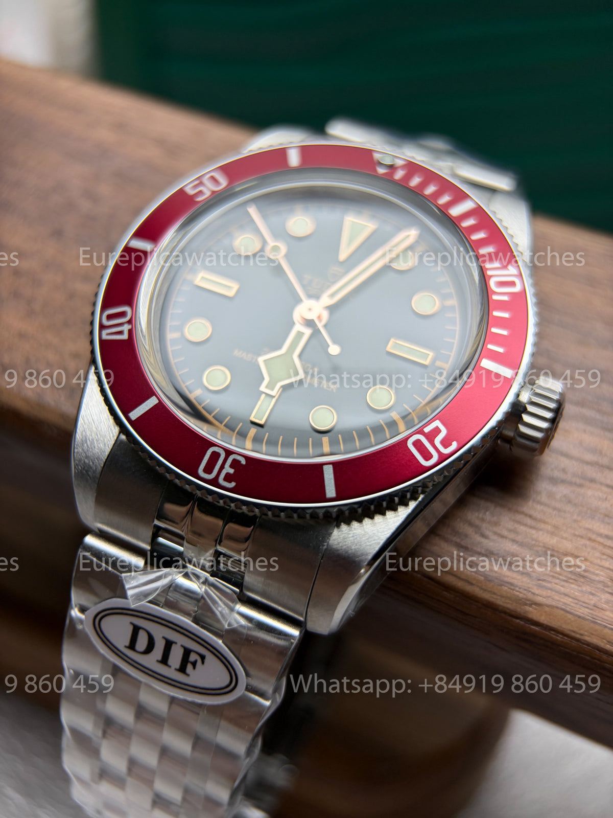 DiF Factory Tudor Black Bay 41 “Burgundy” Third Generation – Red Bezel