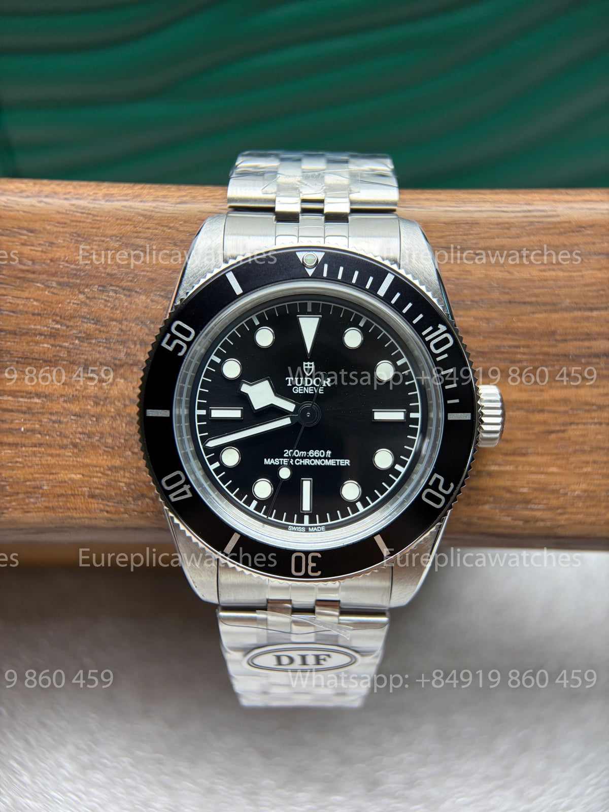 DiF Factory Tudor Black Bay 41 Monochrome – Black Bezel