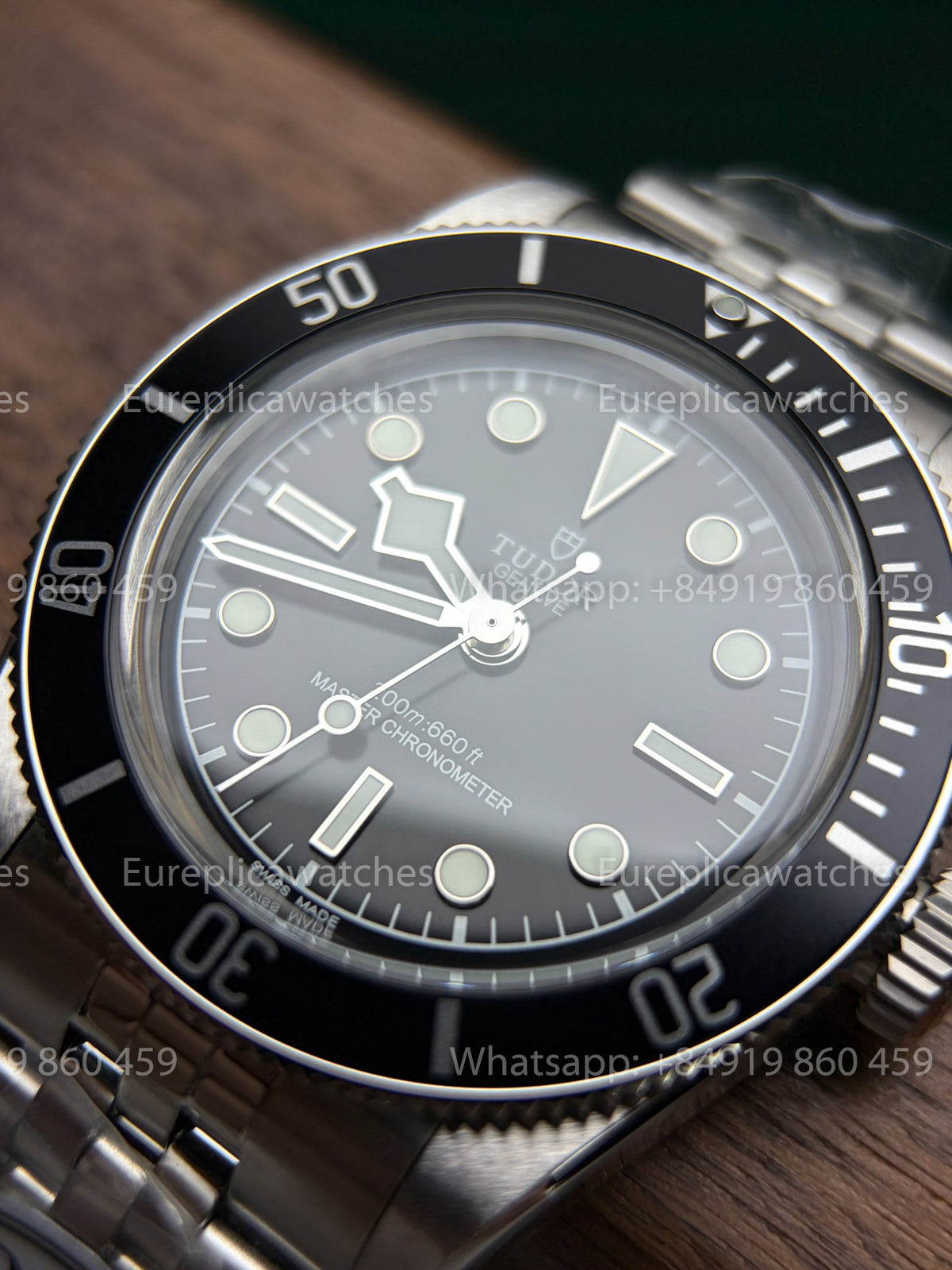 DiF Factory Tudor Black Bay 41 Monochrome – Black Bezel