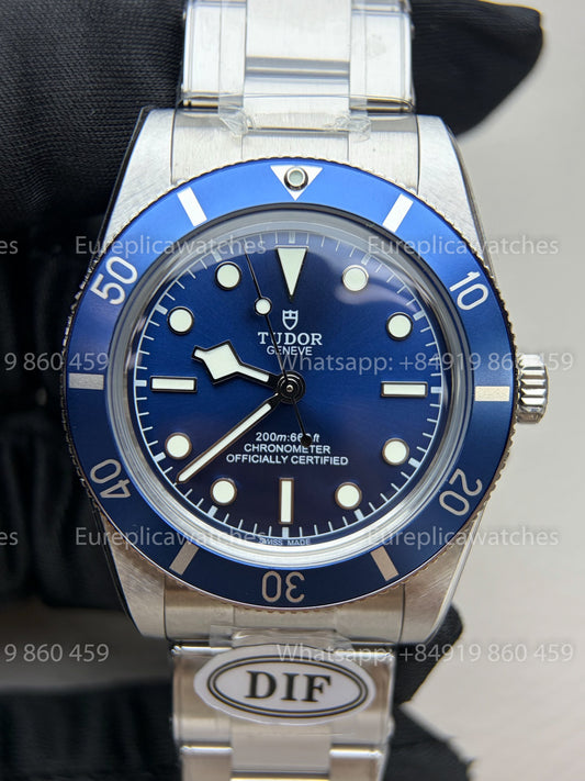 DiF Factory Tudor Black Bay 54 Blue 37mm – Dandong 2824 Oyster strap