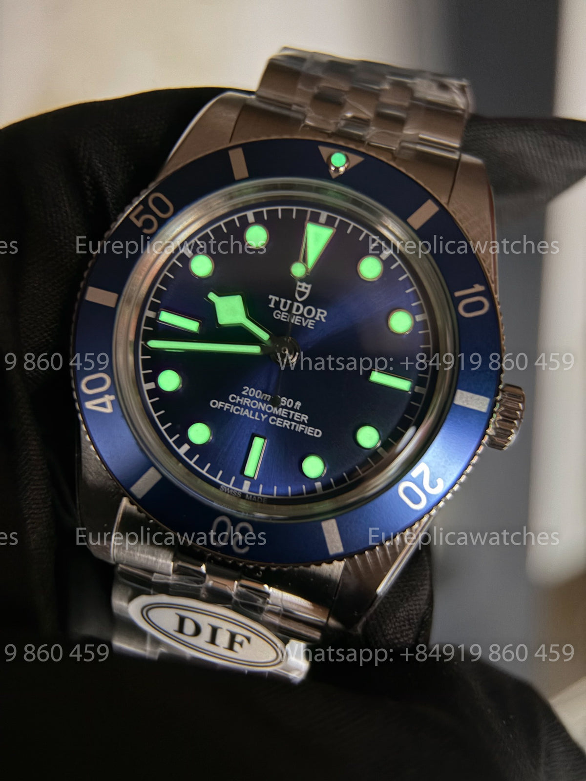 DiF Factory V2 Tudor Black Bay 54 37mm “Black Shield”