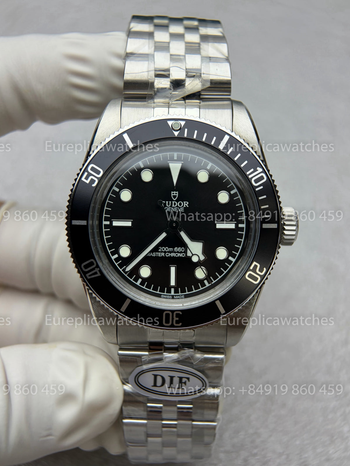 DiF Factory Tudor Black Bay 41 Monochrome – Five-Link Bracelet