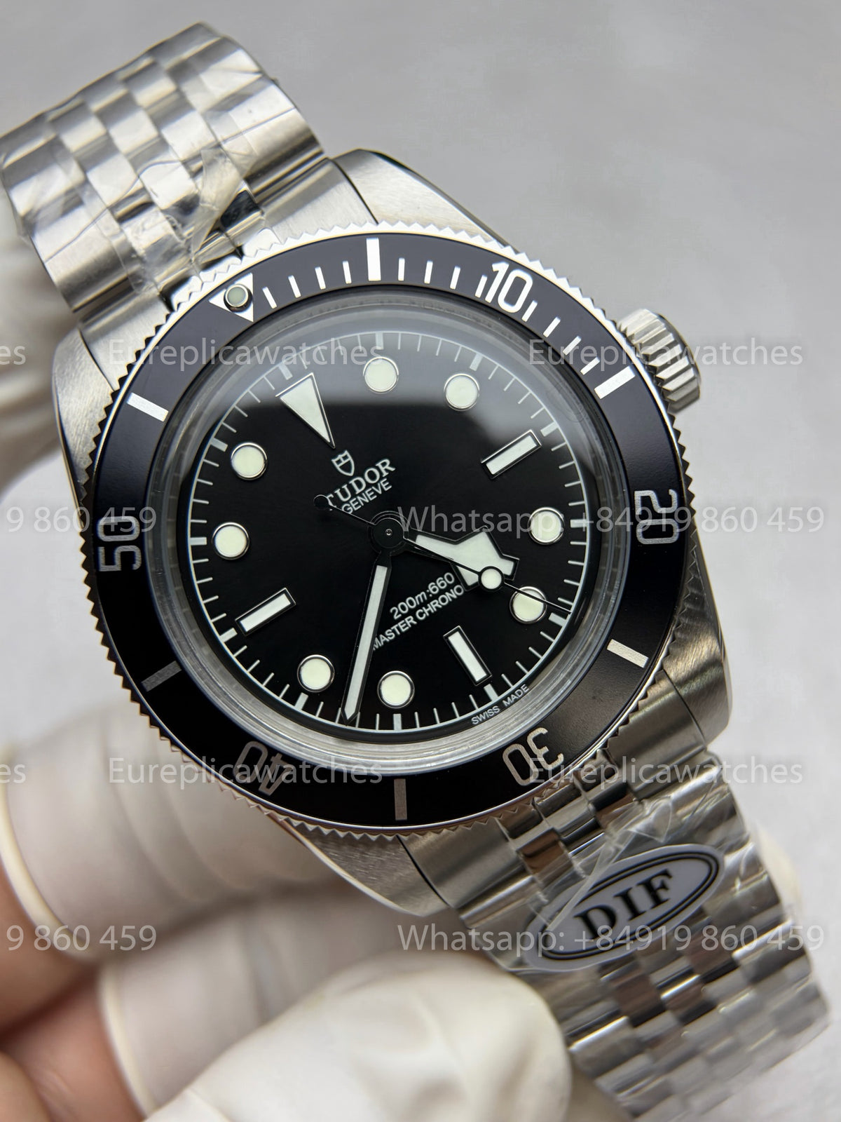 DiF Factory Tudor Black Bay 41 Monochrome – Five-Link Bracelet