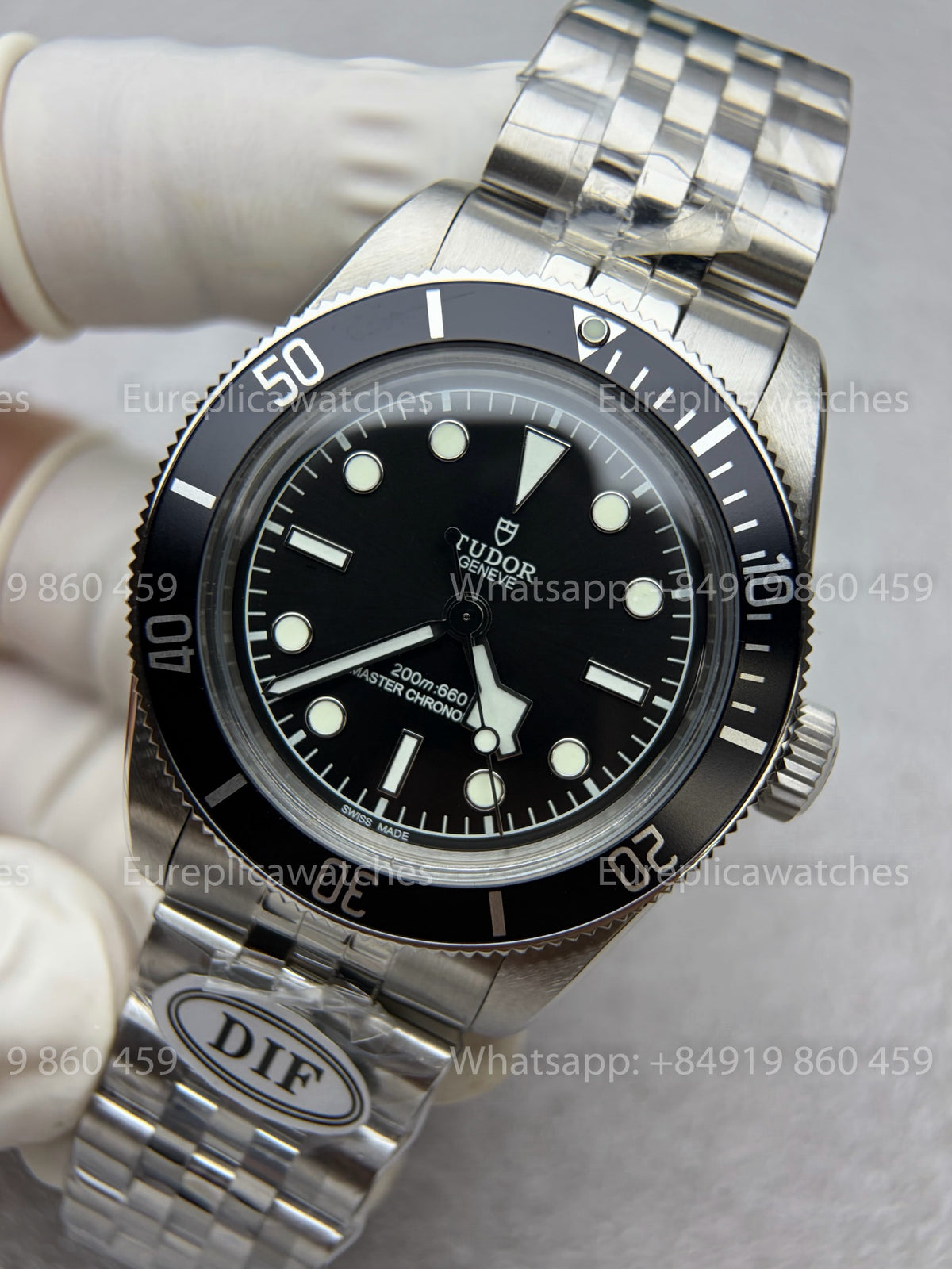 DiF Factory Tudor Black Bay 41 Monochrome – Five-Link Bracelet