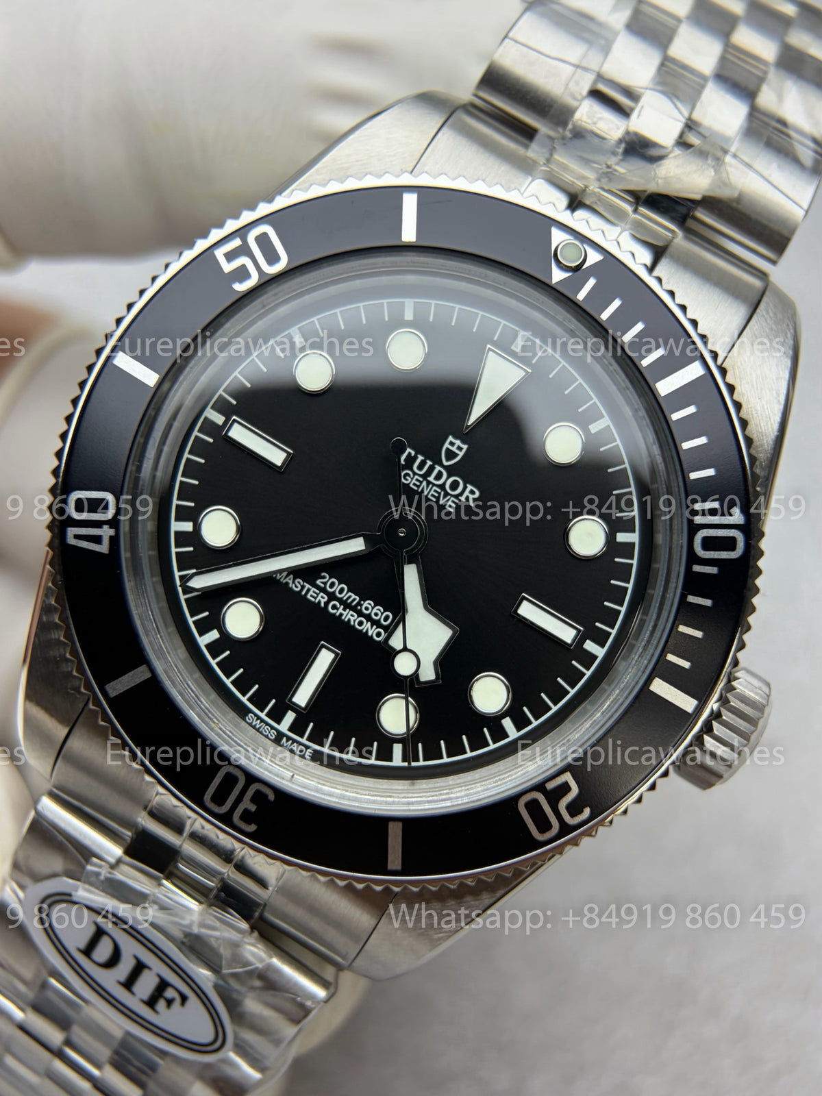 DiF Factory Tudor Black Bay 41 Monochrome – Five-Link Bracelet