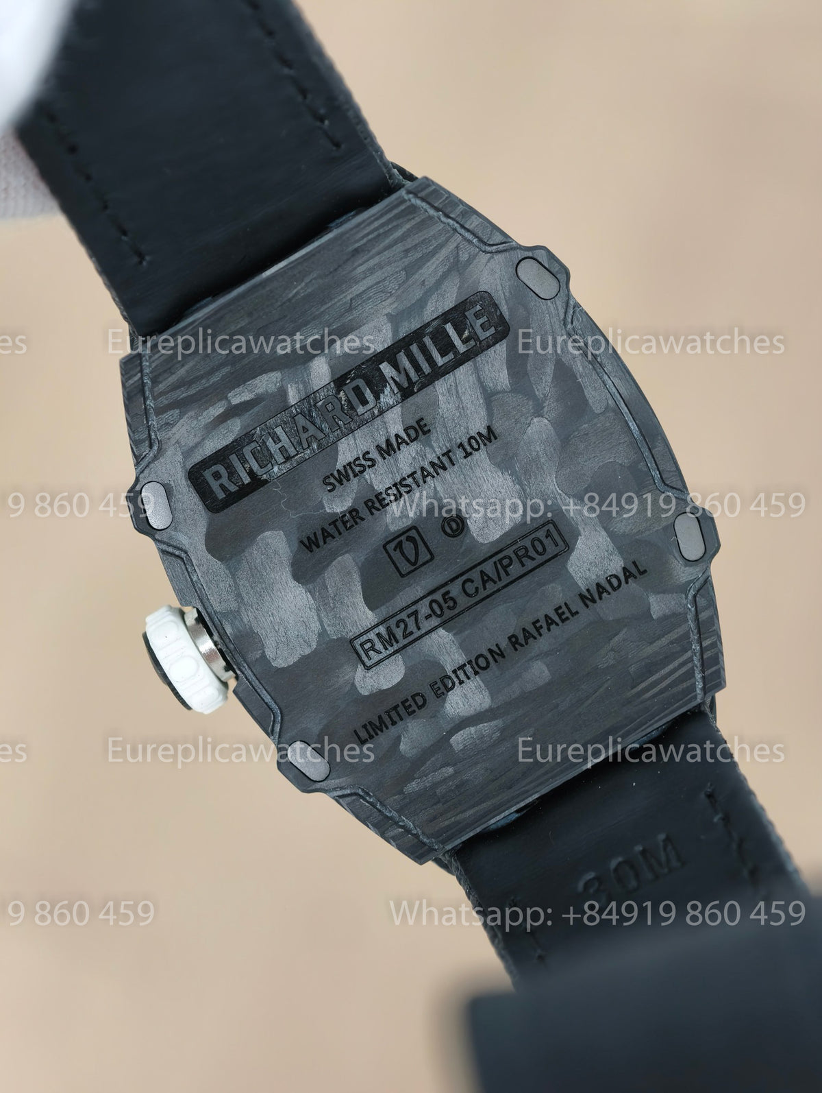 Custom Factory Richard Mille RM 27-05 Flying Tourbillon Carbon TPT – Ultra-Thin