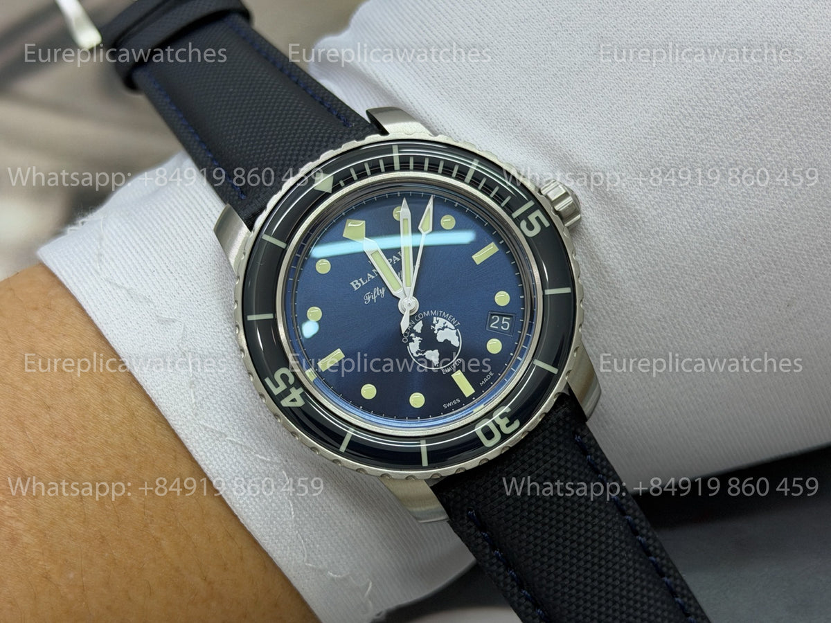 ZF Factory Blancpain Fifty Fathoms Ocean Commitment III 5008 11B40 NAOA