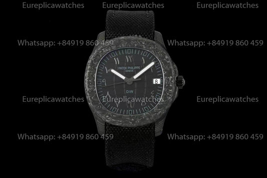 DiW Patek Philippe Aquanaut 5167 – Forged Two-Tone Quartz Carbon Fiber Case