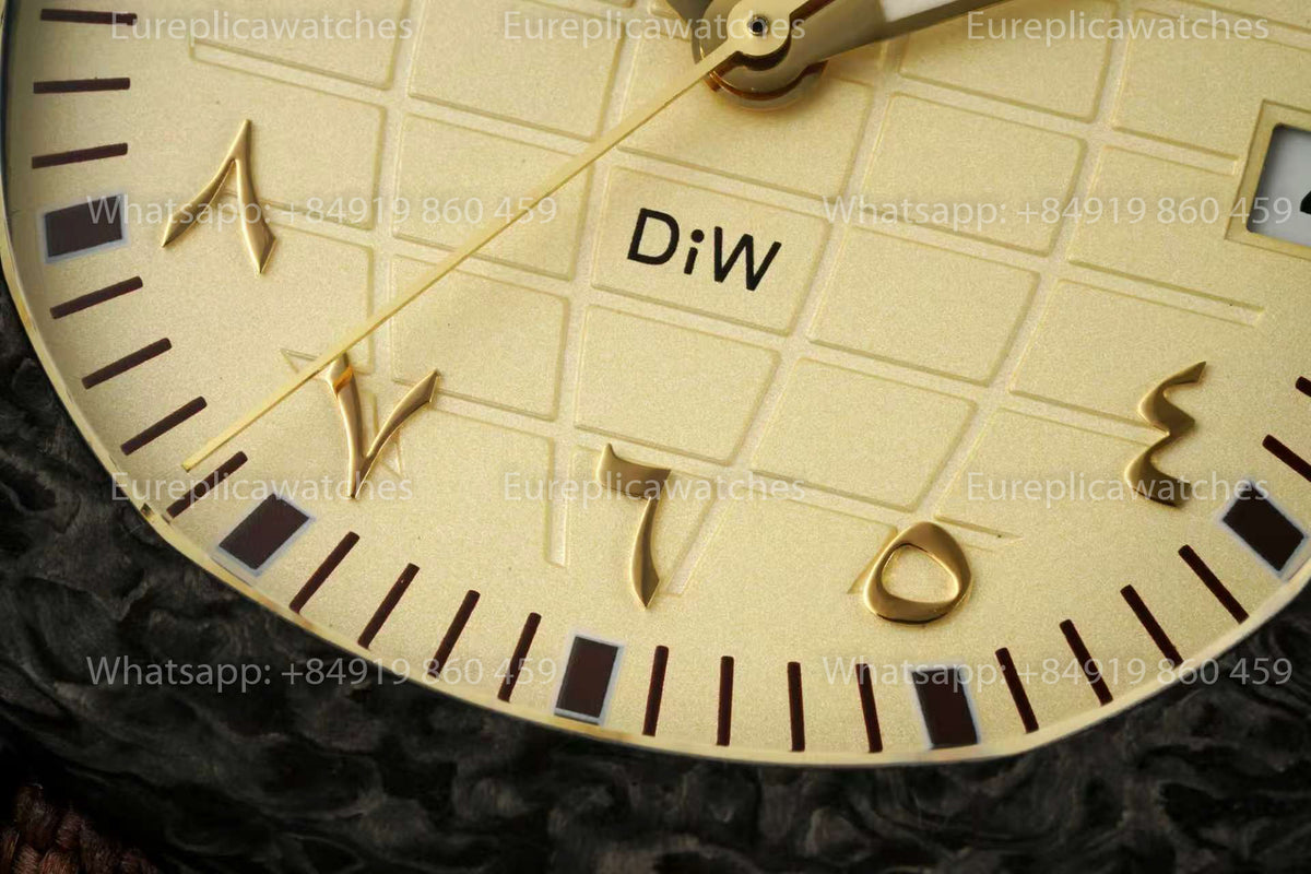 DiW Patek Philippe Aquanaut 5167 – Yellow Dial Carbon Fiber Case