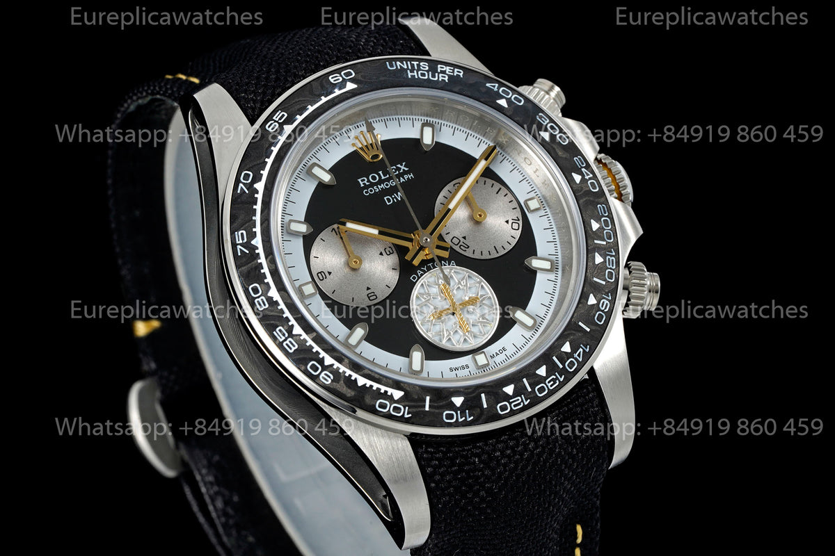 DIW Carbon Rolex Daytona “Exceptional-1” – Carbon Fiber Custom Edition Black Strap