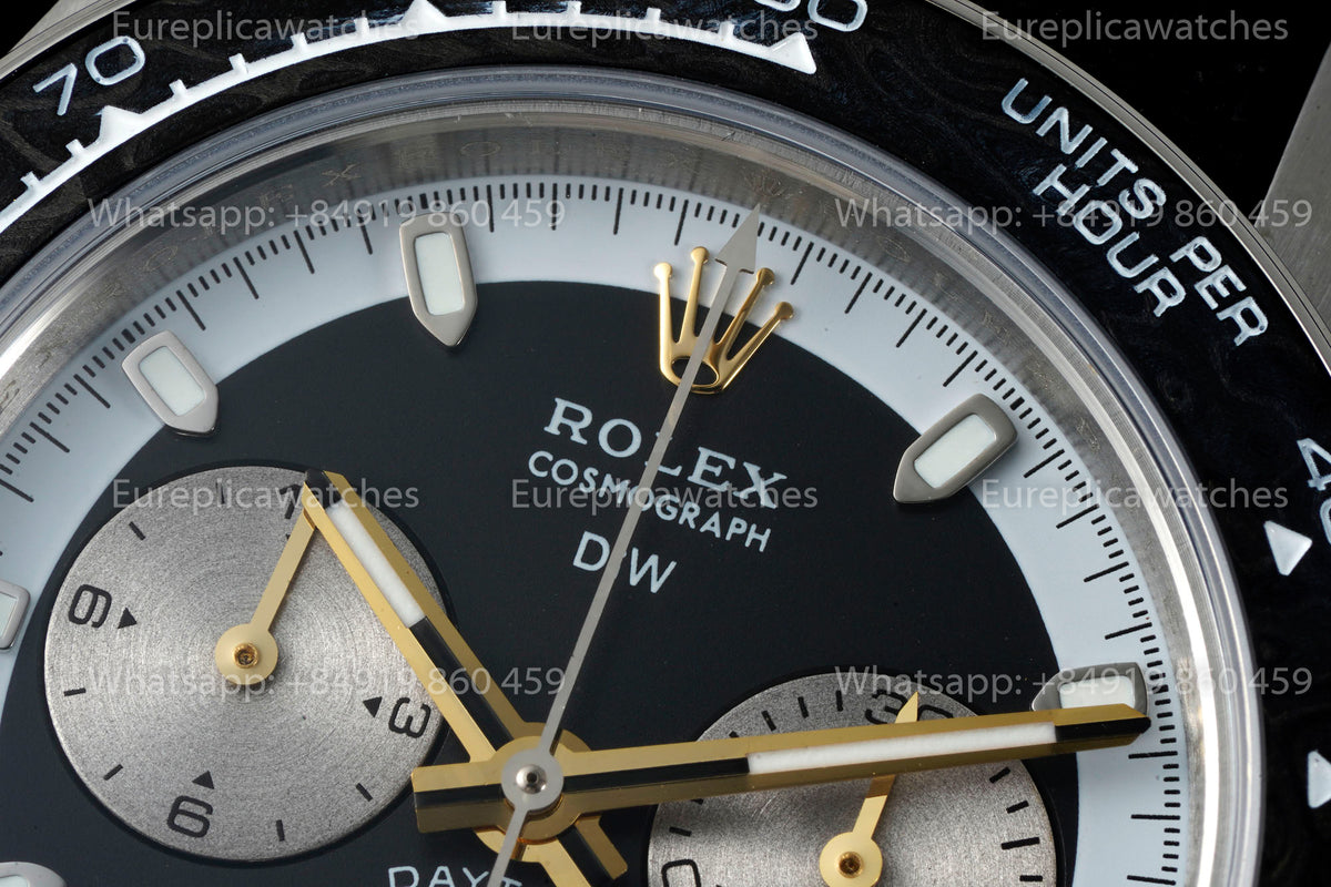 DIW Carbon Rolex Daytona “Exceptional-1” – Carbon Fiber Custom Edition Black Strap