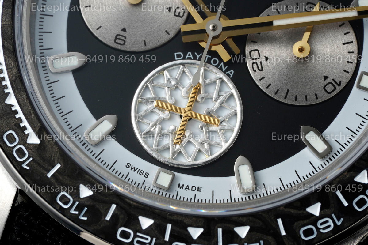 DIW Carbon Rolex Daytona “Exceptional-1” – Carbon Fiber Custom Edition Black Strap